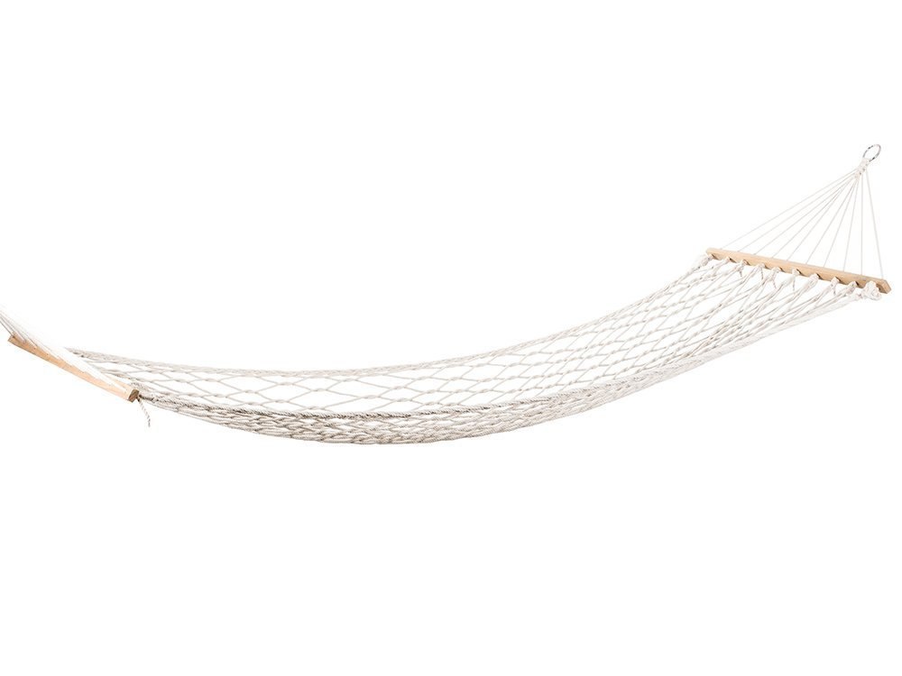 KLASYCZNY SIATECZKOWY HAMAK RETRO ECRU BOHO